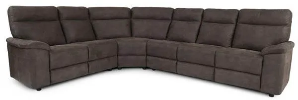 Hampton hjørnesofa - gråbrun stof - Variant 23