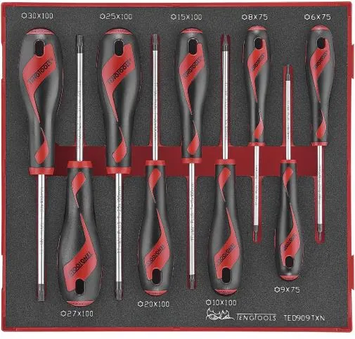 Teng Tools skruetrækkersæt Torx TED906TXN med 9 dele