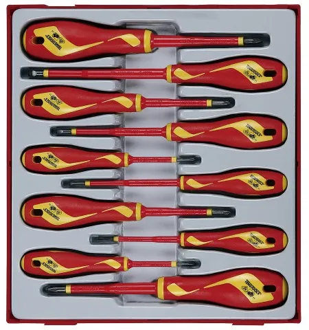 Teng Tools skruetrækkersæt 1000V TTDV910N med 10 dele
