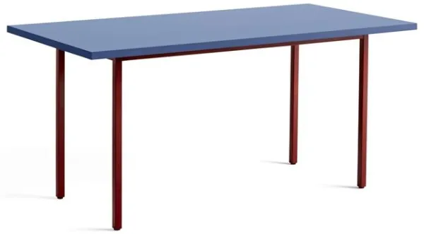 HAY Two-Colour Spisebord L160 Maroon Red/Blue