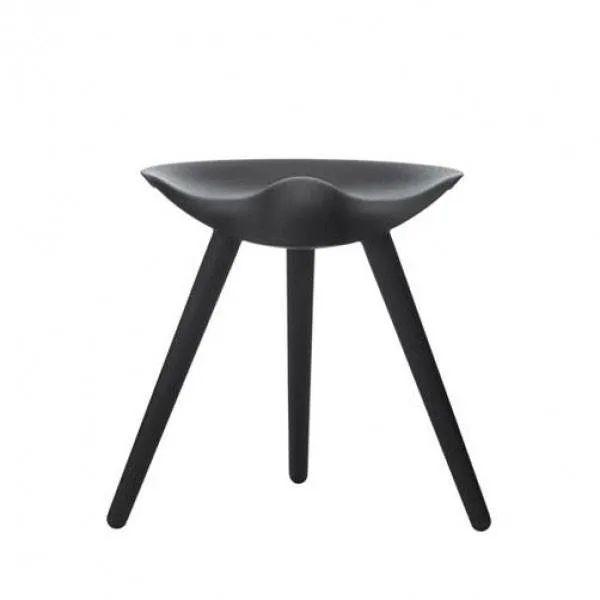 Audo Copenhagen ML42 taburet 48 cm - Sortbejdset bøg