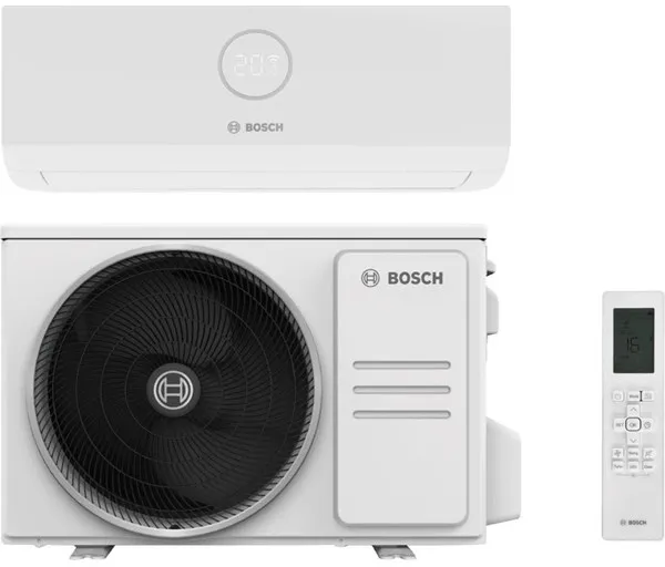 Bosch Climate 3000i 35 WE luft/luft varmepumpe, 3,5 kW, 10-40 m², Hvid